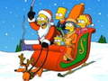 Laro Simpsons Christmas Jigsaw Puzzle online