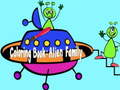 Laro Pangkulay na Aklat: Alien Family  online