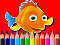 Laro Bumalik sa Paaralan: Isda Coloring Book  online