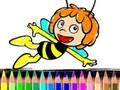 Laro Bumalik sa School Maja The Bee Coloring Book online
