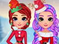 Laro Mga Damit ng Pasko ng Rainbow Girls  online
