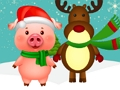 Laro Mga Hayop sa Pasko  online
