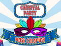 Laro Pangkulay ng Mask ng Carnival Party  online