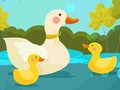 Laro Ina Duck at Ducklings Jigsaw online