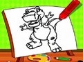 Laro Madaling mga bata pangkulay dinosaur online