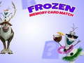 Laro Frozen memory card match online
