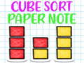 Laro Cube Sort Paper Tandaan online