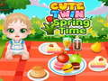 Laro Cute twin spring time online