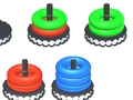 Laro Stack match: color hoop game online