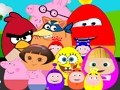 Laro Mga Sikat na Cartoon Character na Itlog  online