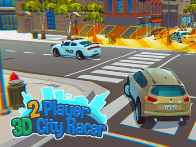 Laro 2 Manlalaro 3D City Racer  online
