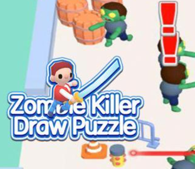 Laro Zombie killer draw puzzle online