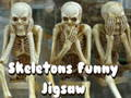 Laro Mga Skeleton Nakakatawang Itinaas ng Jigsaw  online