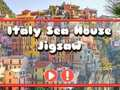 Laro Italy Sea House Itinaas ng Jigsaw  online