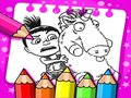 Laro Despicable Me Printable Coloring Book online