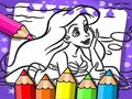 Laro Ariel ang Mermaid Coloring Book online