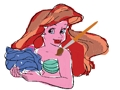 Laro 4GameGround Pangkulay ng Little Mermaid  online