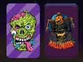 Laro Memorya ng Halloween Monsters  online
