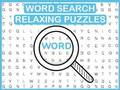 Laro Mga Nakaka-relax na Puzzle sa Paghahanap ng Salita  online