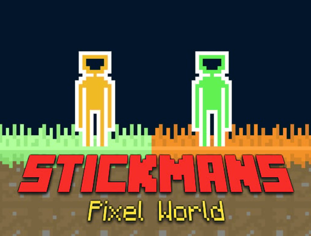 Laro Stickmans Pixel World online