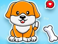 Laro Pangkulay na Aklat: Cute Dog  online