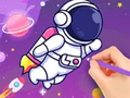 Laro Pangkulay na Aklat: Astronaut  online