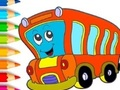 Laro Pangkulay na Aklat: Bus  online