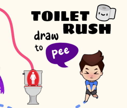 Laro Rush ng Toilet: Gumuhit ng umihi online