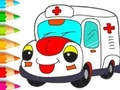 Laro Pangkulay na Aklat: Ambulansya  online