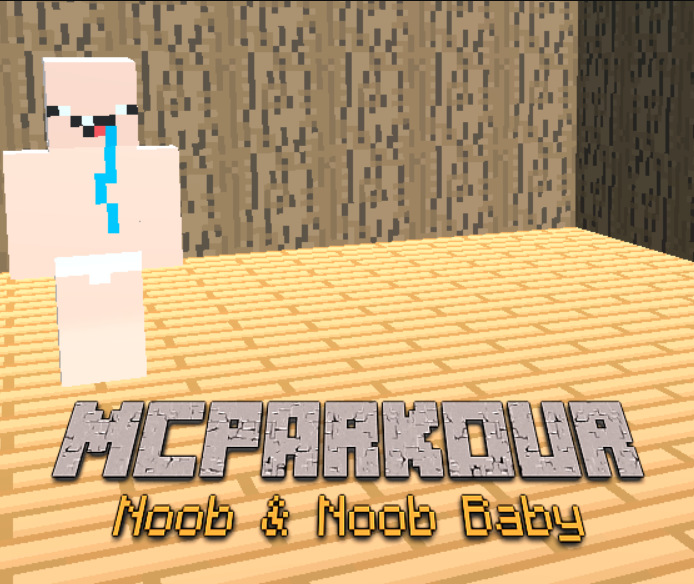 Laro MCParkour Noob at Noob Baby  online