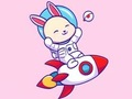Laro Pangkulay na Aklat: Kuneho Astronaut  online