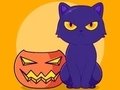 Laro Pangkulay na Aklat: Halloween Cat  online
