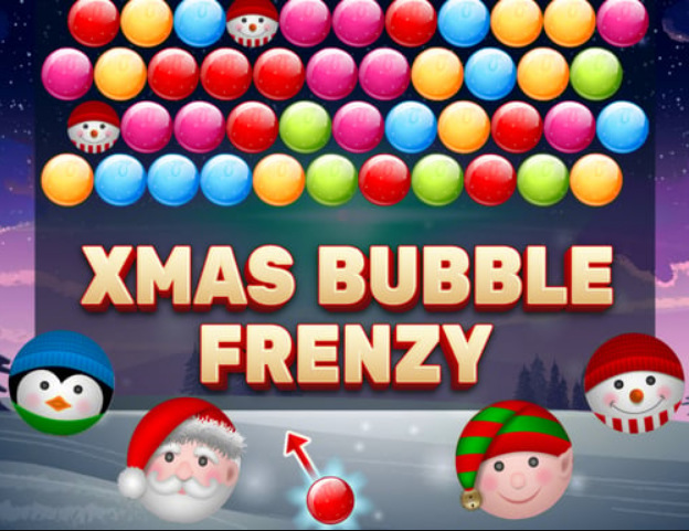 Laro Xmas bubble frenzy online