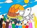 Laro Pangkulay na Aklat: Sunny Turtle  online