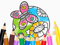 Laro Pangkulay na Aklat: Butterfly With Flower  online