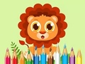 Laro Pangkulay na Aklat: Baby Lion  online