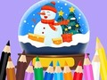 Laro Pangkulay na Aklat: Christmas Crystal Ball  online