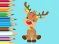 Laro Pangkulay na Aklat: Cute Christmas Reindeer  online