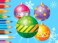Laro Pangkulay na Aklat: Christmas Decorate Balls  online