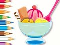 Laro Pangkulay na Aklat: Ice Cream Sundae  online