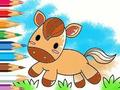 Laro Pangkulay na Aklat: Running Horse  online