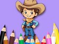 Laro Pangkulay na Aklat: Cowboy  online
