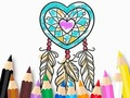 Laro Pangkulay na Aklat: Heart Dreamcatcher  online