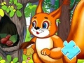 Laro Jigsaw Puzzle: Squirrel Itago ang Pagkain  online