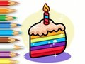 Laro Pangkulay na Aklat: Birthday Cake  online
