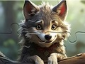 Laro Jigsaw Puzzle: Nakangiting Lobo  online