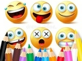 Laro Pangkulay na Aklat: Nakakatawang Emoji  online