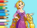Laro Pangkulay na Aklat: Prinsesa Rapunzel  online