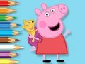 Laro Pangkulay na Aklat: Peppa With Toy Bear  online