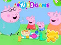 Laro Jigsaw Puzzle: Peppa Pig Family Picnic online